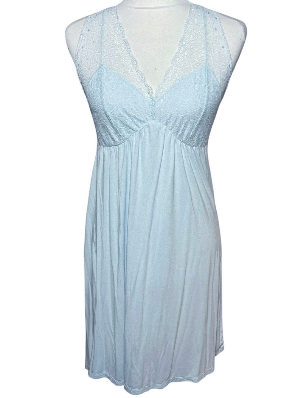Aspen Dream Nora Racerback Chemise in Ice Melt Size XL